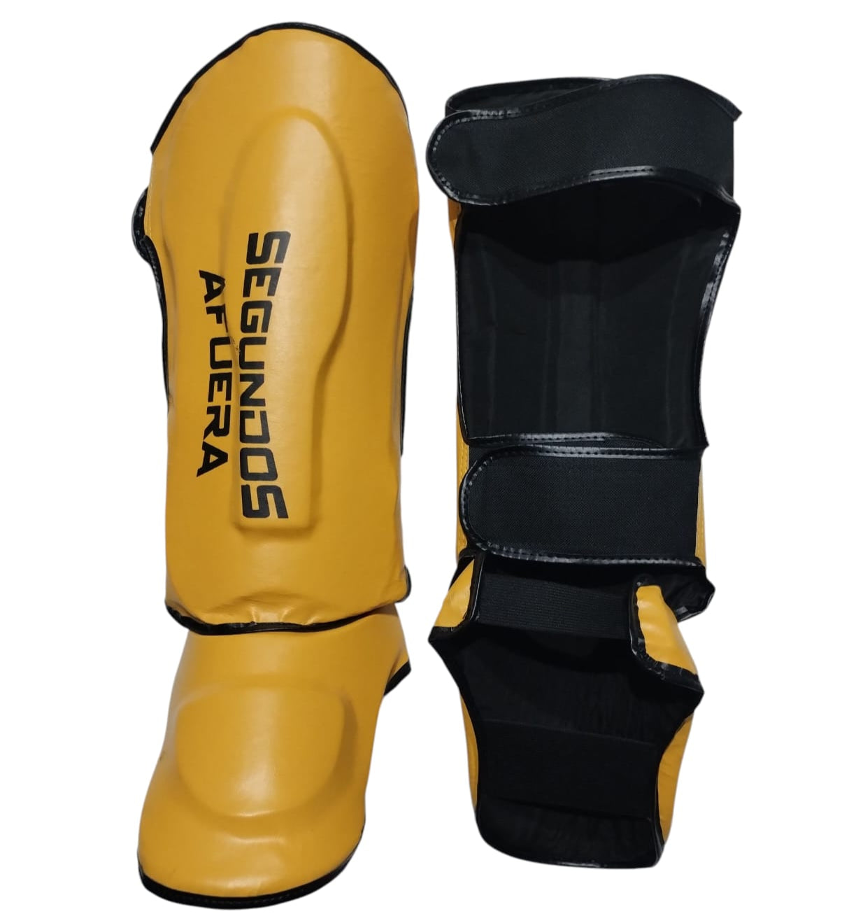 PROTECTOR DE TIBIA RIGIDO PROFESIONAL AMARILLO
