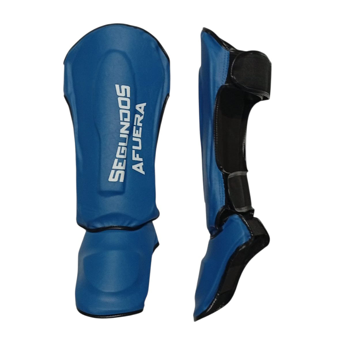 PROTECTOR DE TIBIA RIGIDO PROFESIONAL CELESTE