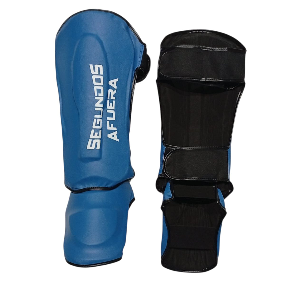 PROTECTOR DE TIBIA RIGIDO PROFESIONAL CELESTE