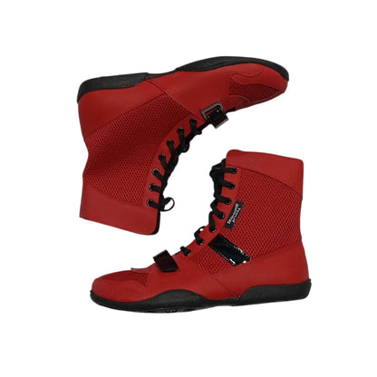 BOTA ROJA CON NEGRO