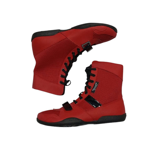 BOTA ROJA CON NEGRO